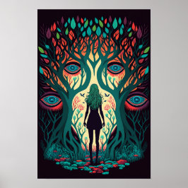 Bos van Ogen Surreal Poster | Trippy 2