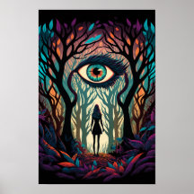 Bos van Ogen Surreal Poster | Trippy 3
