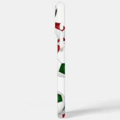 bos van roodgroene voetballen met monogram Case-Mate iPhone case (Achterkant / Links)