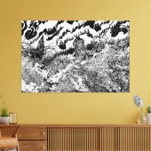Bos van Schaduwen Vlies Canvas Afdruk (Insitu (Woonkamer))