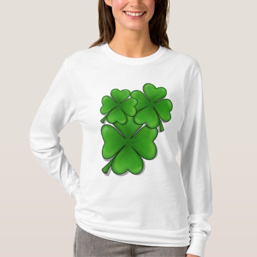 bos van shamrocks t-shirt (Voorkant)
