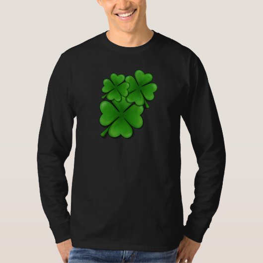 bos van shamrocks t-shirt (Voorkant)
