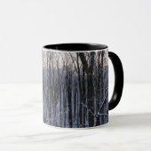 Bos van Snowy Trees Mok (Voorkant rechts)