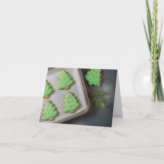 Bos van suikerkoekjes feestdagen kaart (Voorkant)