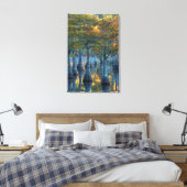 Bos van vijvercipressen canvas afdruk (Insitu (Slaapkamer))