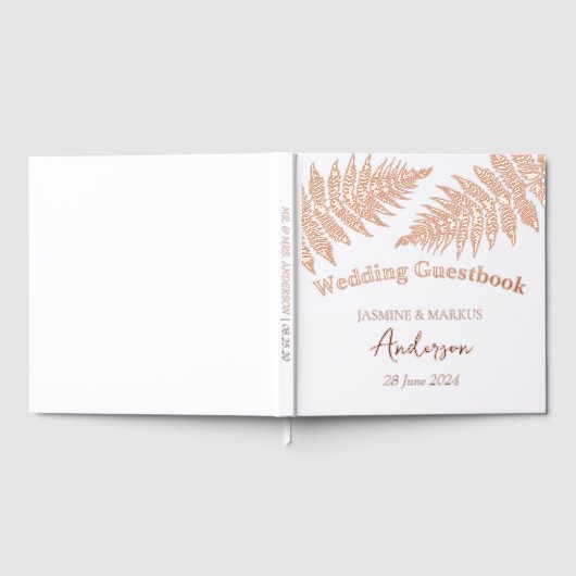 Bos varens buiten bruiloft gastenboek (Volledig)