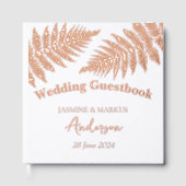 Bos varens buiten bruiloft gastenboek (Voorkant)