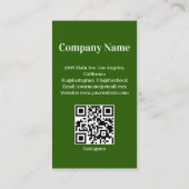 Bos Vastgoed Vakantiehuis Afbeelding QR Code Visitekaartje (Achterkant)