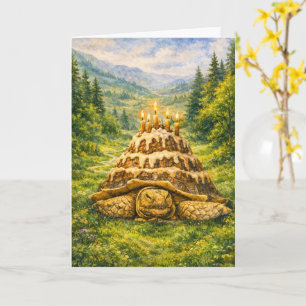 Bos Verjaardagstaart Sulcata Landschildpad Waterco Kaart