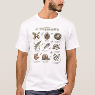 Bos Verzamelthee Feestje Bosdieren Vintage T-shirt