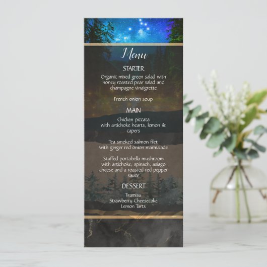 Bos Vlak Menu (Staand voorkant)