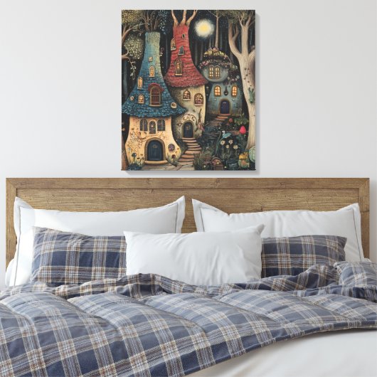 bos vol eigenzinnigheden canvas afdruk (Insitu (Slaapkamer))