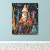 bos vol eigenzinnigheden canvas afdruk (Insitu (Houten vloer))