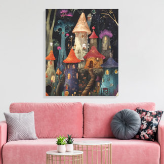 bos vol eigenzinnigheden canvas afdruk