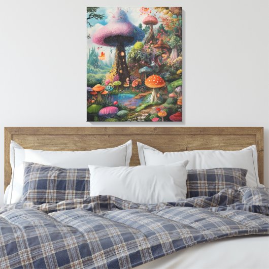 bos vol eigenzinnigheden canvas afdruk (Insitu (Slaapkamer))