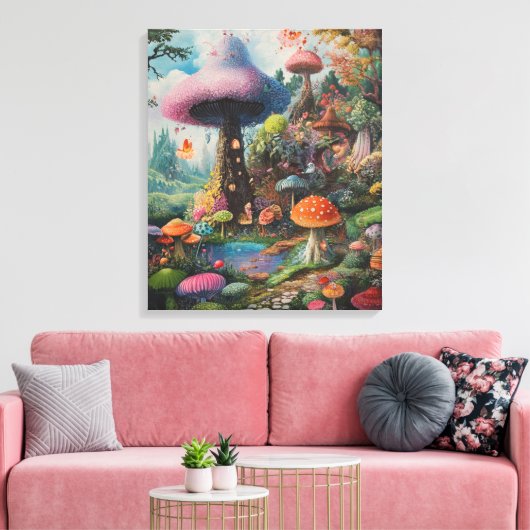 bos vol eigenzinnigheden canvas afdruk (Insitu (Woonkamer))