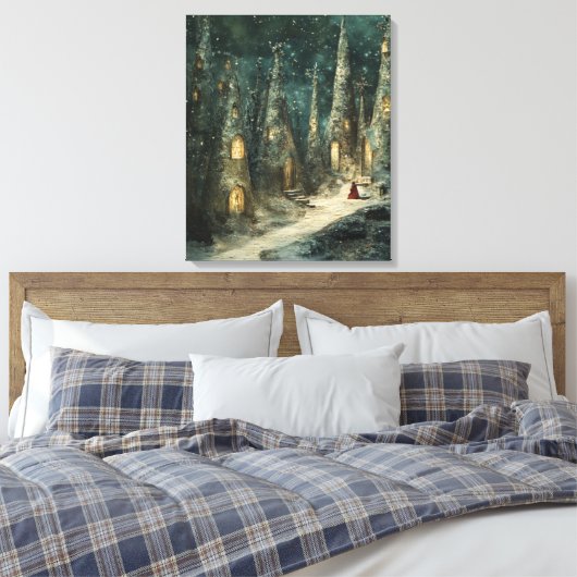 bos vol eigenzinnigheden canvas afdruk (Insitu (Slaapkamer))