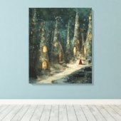 bos vol eigenzinnigheden canvas afdruk (Insitu (Houten vloer))