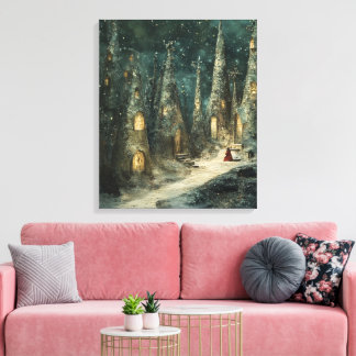 bos vol eigenzinnigheden canvas afdruk