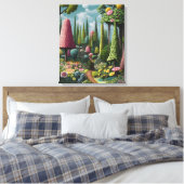 bos vol eigenzinnigheden canvas afdruk (Insitu (Slaapkamer))