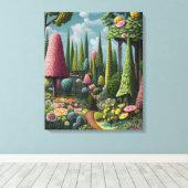 bos vol eigenzinnigheden canvas afdruk (Insitu (Houten vloer))