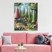 bos vol eigenzinnigheden canvas afdruk (Insitu (Woonkamer))