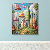 bos vol eigenzinnigheden canvas afdruk (Insitu (Houten vloer))