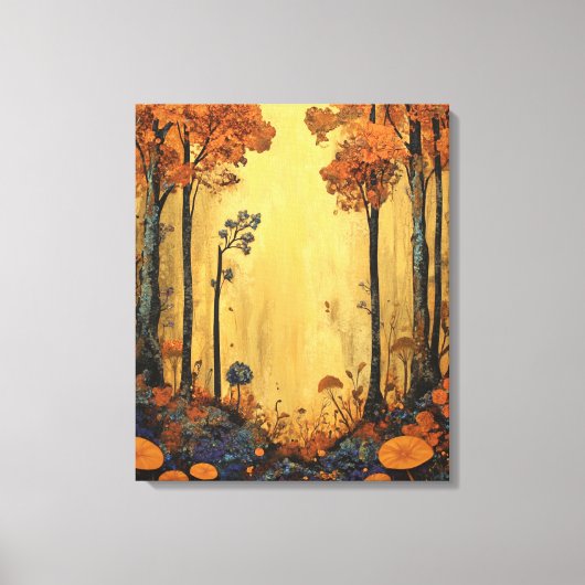 bos vol eigenzinnigheden canvas afdruk (Voorkant)