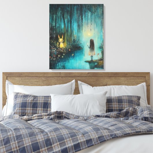 bos vol eigenzinnigheden canvas afdruk (Insitu (Slaapkamer))