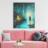 bos vol eigenzinnigheden canvas afdruk (Insitu (Woonkamer))
