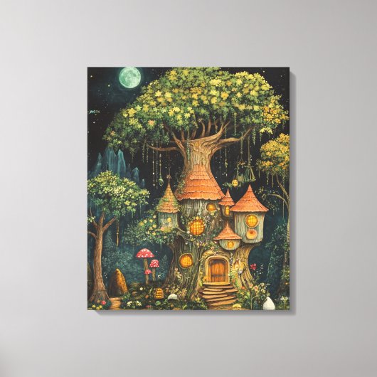 bos vol eigenzinnigheden canvas afdruk (Voorkant)