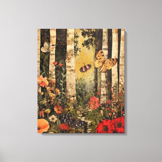 bos vol eigenzinnigheden canvas afdruk (Voorkant)