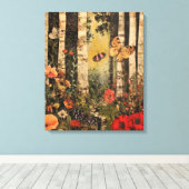 bos vol eigenzinnigheden canvas afdruk (Insitu (Houten vloer))