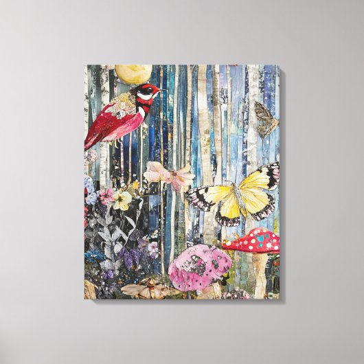 bos vol eigenzinnigheden canvas afdruk (Voorkant)