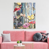 bos vol eigenzinnigheden canvas afdruk (Insitu (Woonkamer))