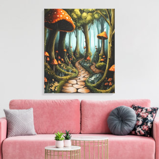 bos vol eigenzinnigheden canvas afdruk