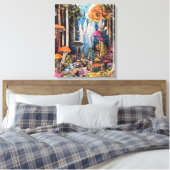 bos vol eigenzinnigheden canvas afdruk (Insitu (Slaapkamer))