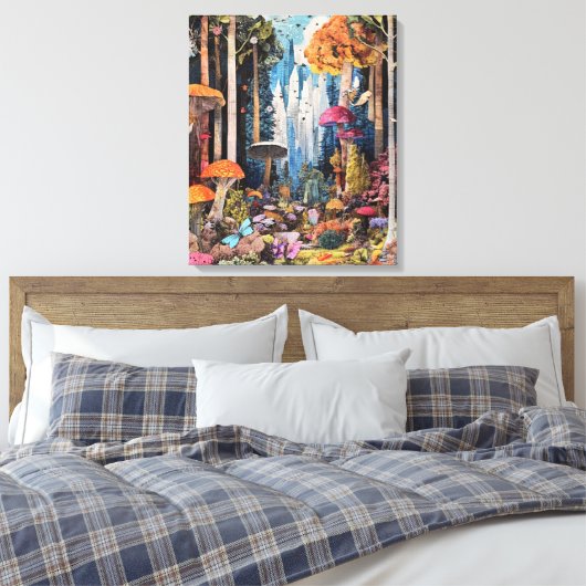 bos vol eigenzinnigheden canvas afdruk (Insitu (Slaapkamer))