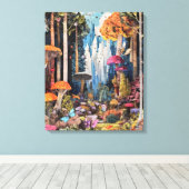 bos vol eigenzinnigheden canvas afdruk (Insitu (Houten vloer))