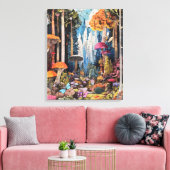 bos vol eigenzinnigheden canvas afdruk (Insitu (Woonkamer))