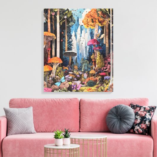 bos vol eigenzinnigheden canvas afdruk (Insitu (Woonkamer))