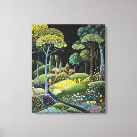 bos vol eigenzinnigheden canvas afdruk (Voorkant)