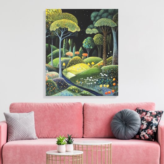 bos vol eigenzinnigheden canvas afdruk (Insitu (Woonkamer))