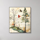 bos vol eigenzinnigheden canvas afdruk (Voorkant)