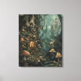 bos vol eigenzinnigheden canvas afdruk