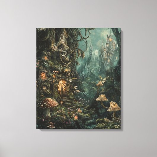 bos vol eigenzinnigheden canvas afdruk (Voorkant)