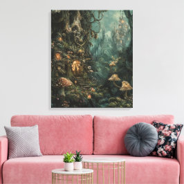 bos vol eigenzinnigheden canvas afdruk