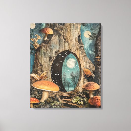 bos vol eigenzinnigheden canvas afdruk (Voorkant)