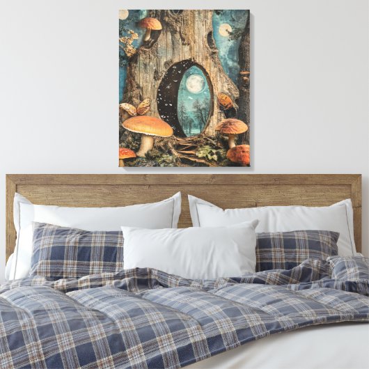 bos vol eigenzinnigheden canvas afdruk (Insitu (Slaapkamer))