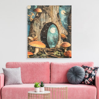 bos vol eigenzinnigheden canvas afdruk